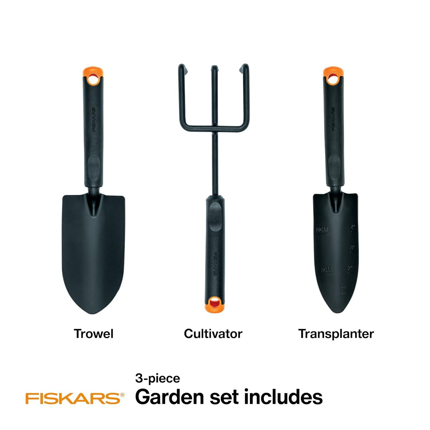 Fiskars 3pc Garden Tool Set