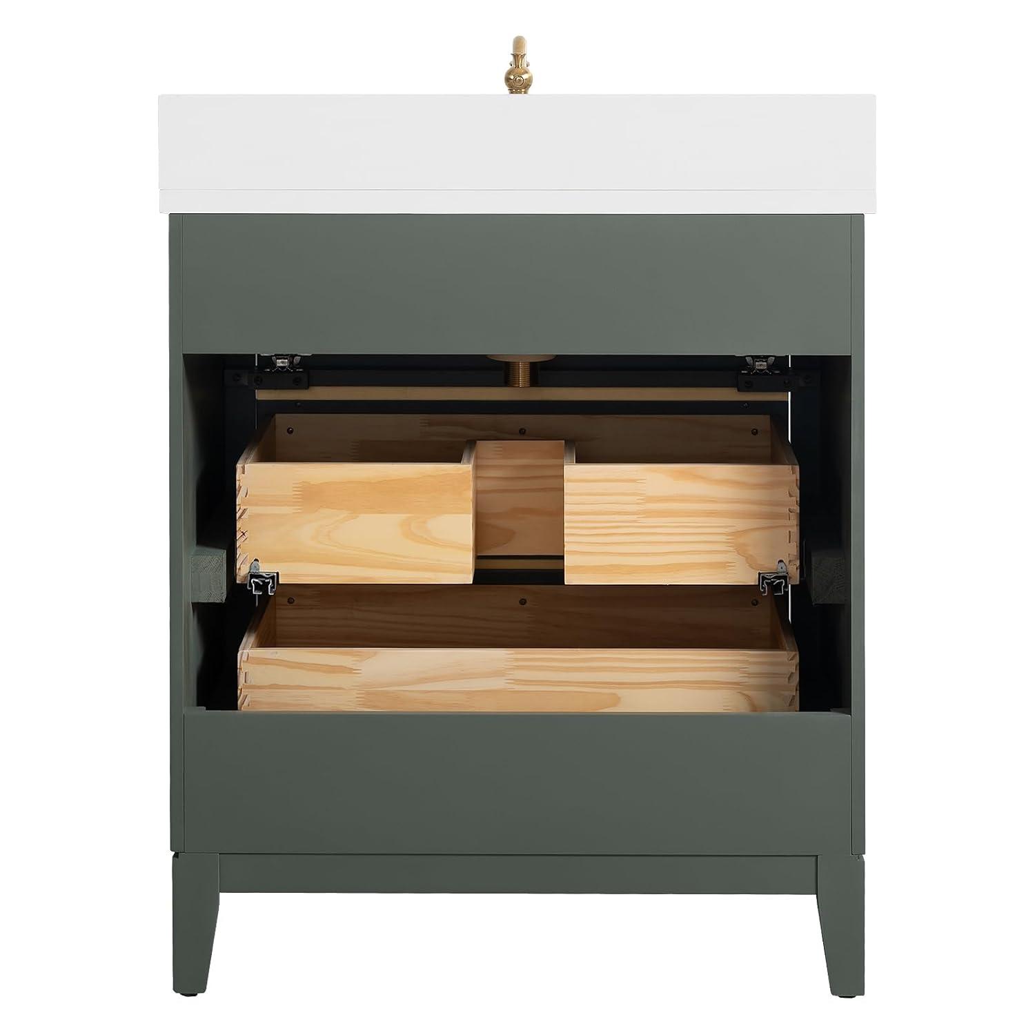 Vanity Art 72 Double Bathroom Vanity with Top