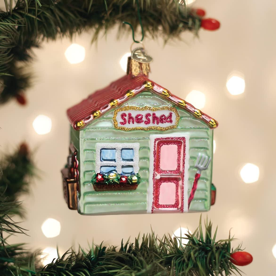 Old World Christmas Glass Hanging Figurine Ornament