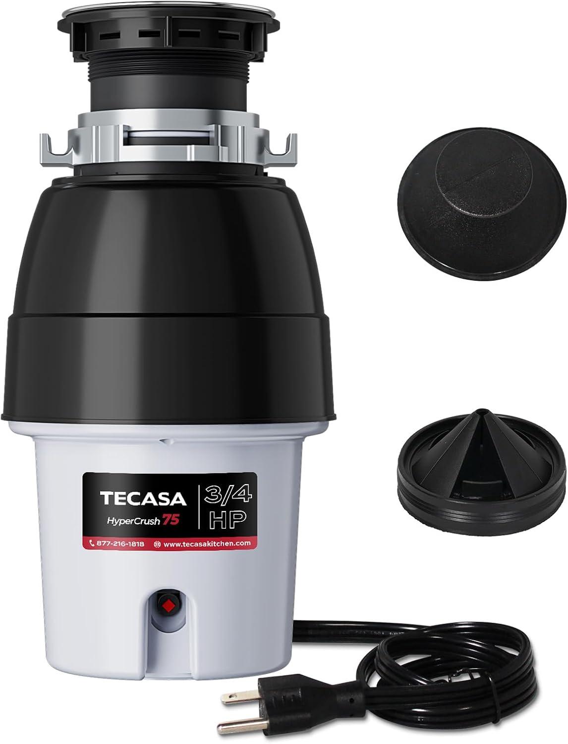 3/4 Hp Garbage Disposals, 2700 Rpm, 37 Oz, 115v, With Power Cord