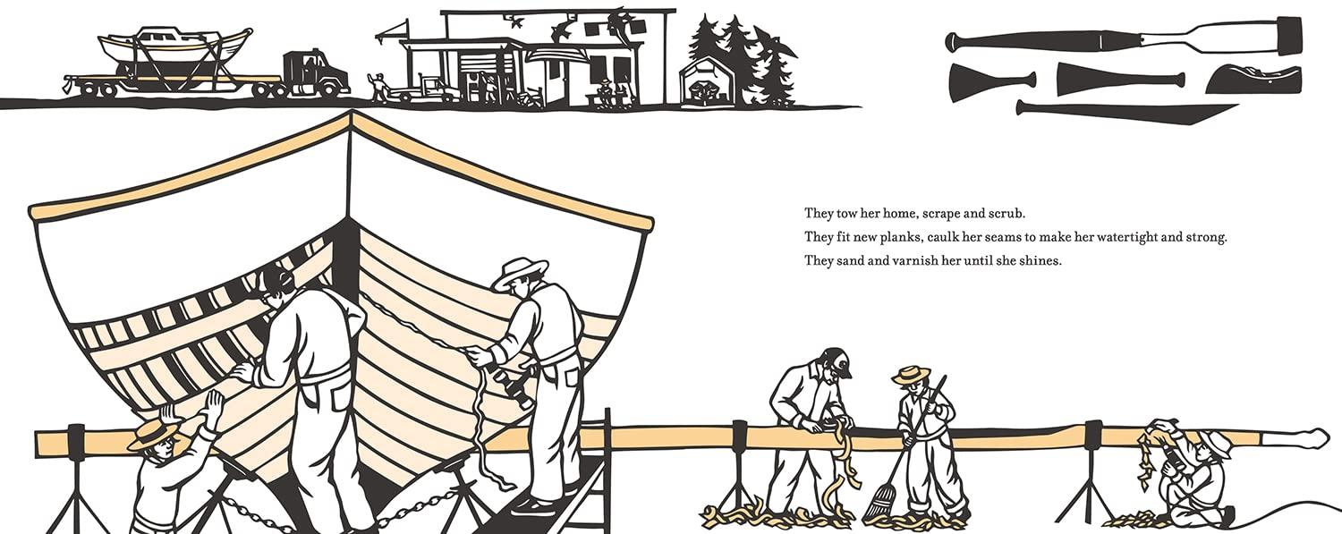 Old Wood Boat - by  Nikki McClure (Hardcover)