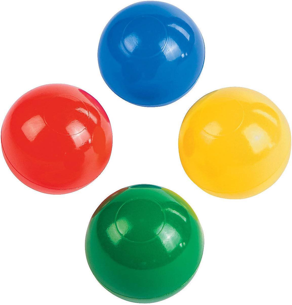 Fun Express Ball Pit Balls (100 Pack) Assorted Colors