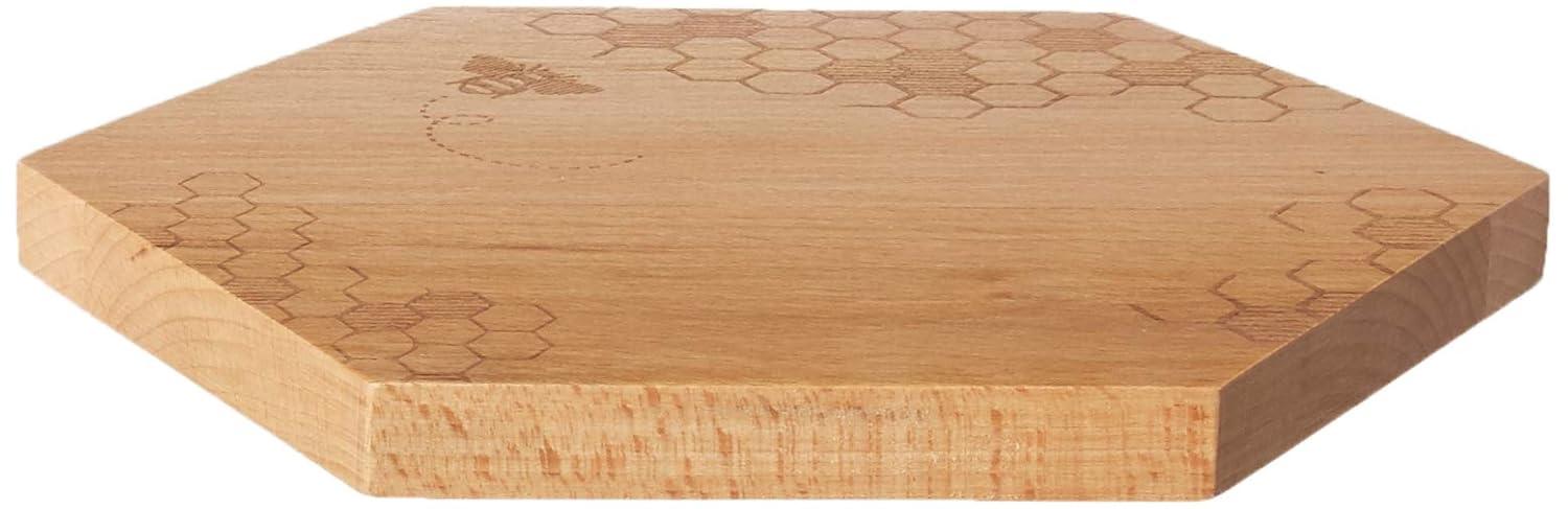 Talisman Designs Beechwood Cheese Board, Honey Bee Collection