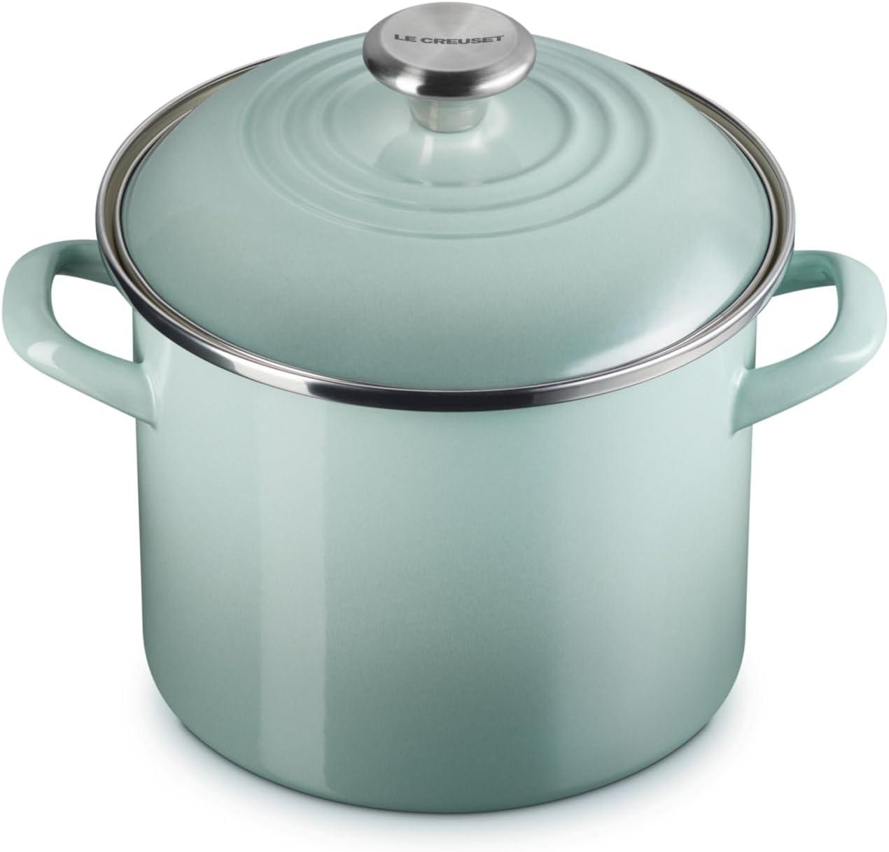 Le Creuset ® 6-Qt. Sea Salt Stockpot with Stainless Steel Knob