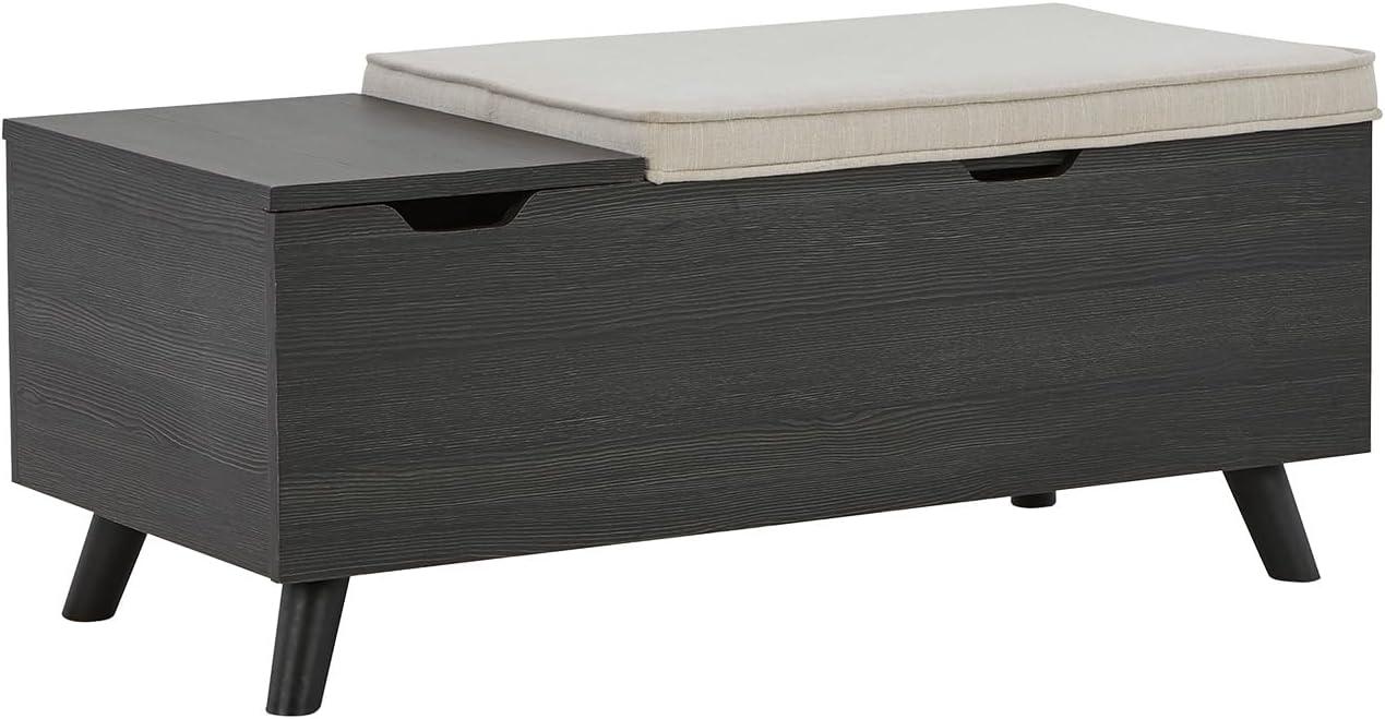 Loon Peak® Kadira Polyester Upholstered Storage Bench