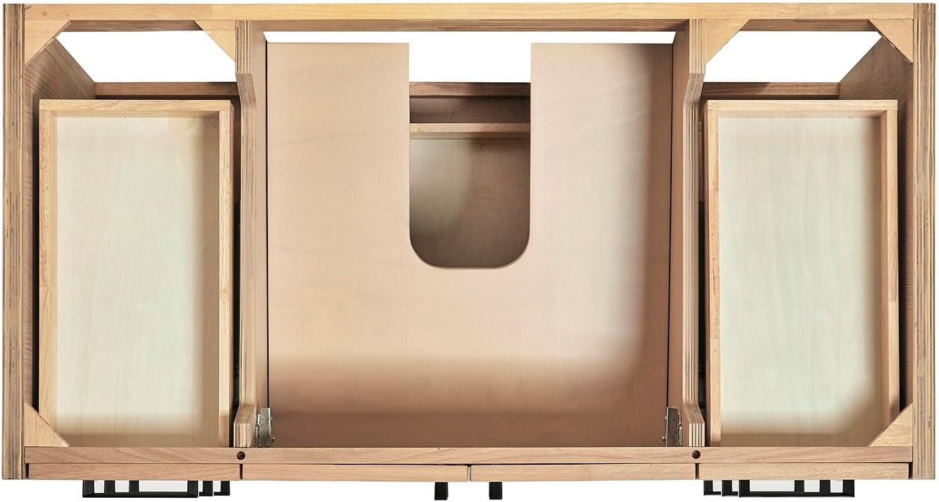 Ariel Kelly 43 Inch Single Rectangular Sink Bathroom Vanity With Quartz Countertop