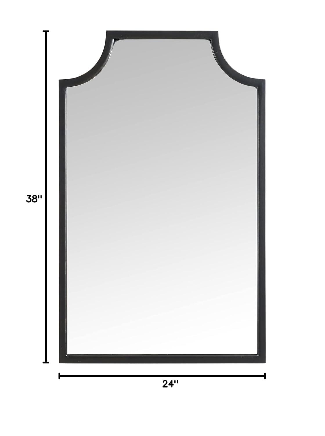 Crosley Aimee Wall Mirror Oil Rubbed Bronze: 38x24 Inch, Traditional Style, Steel Frame, No Assembly Required