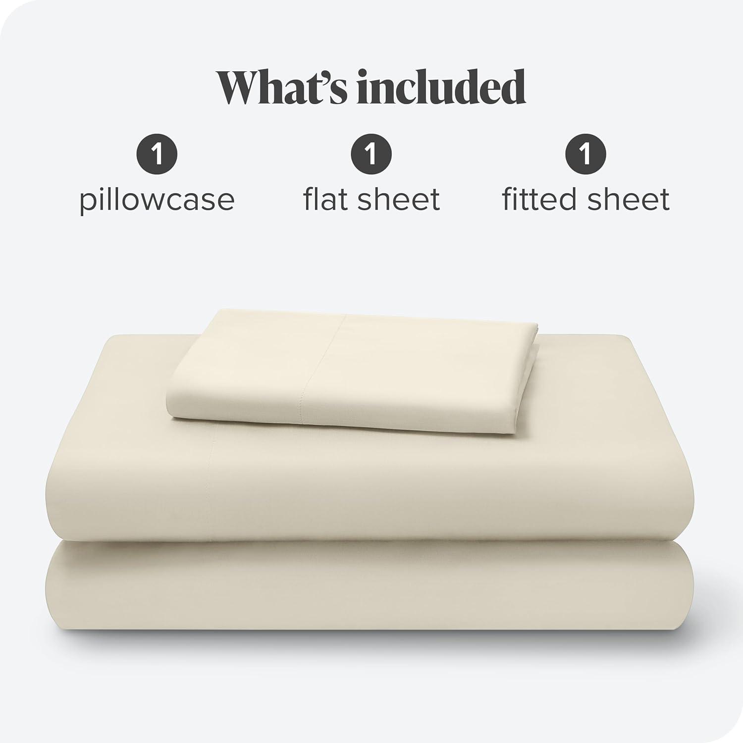Twin XL Natural TENCEL™ Lyocell Sheet Set by Bare Home