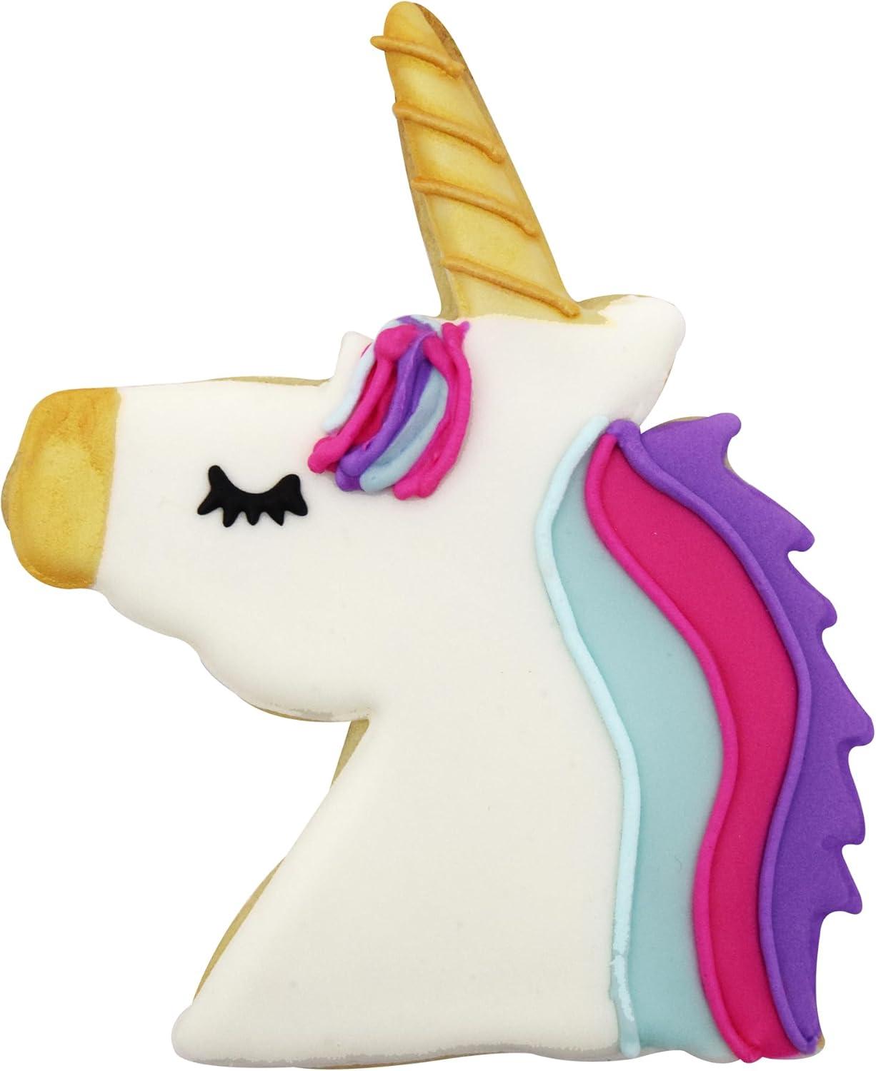R&M Cortador de Galletas Internacional Unicorn Head de 4,75"