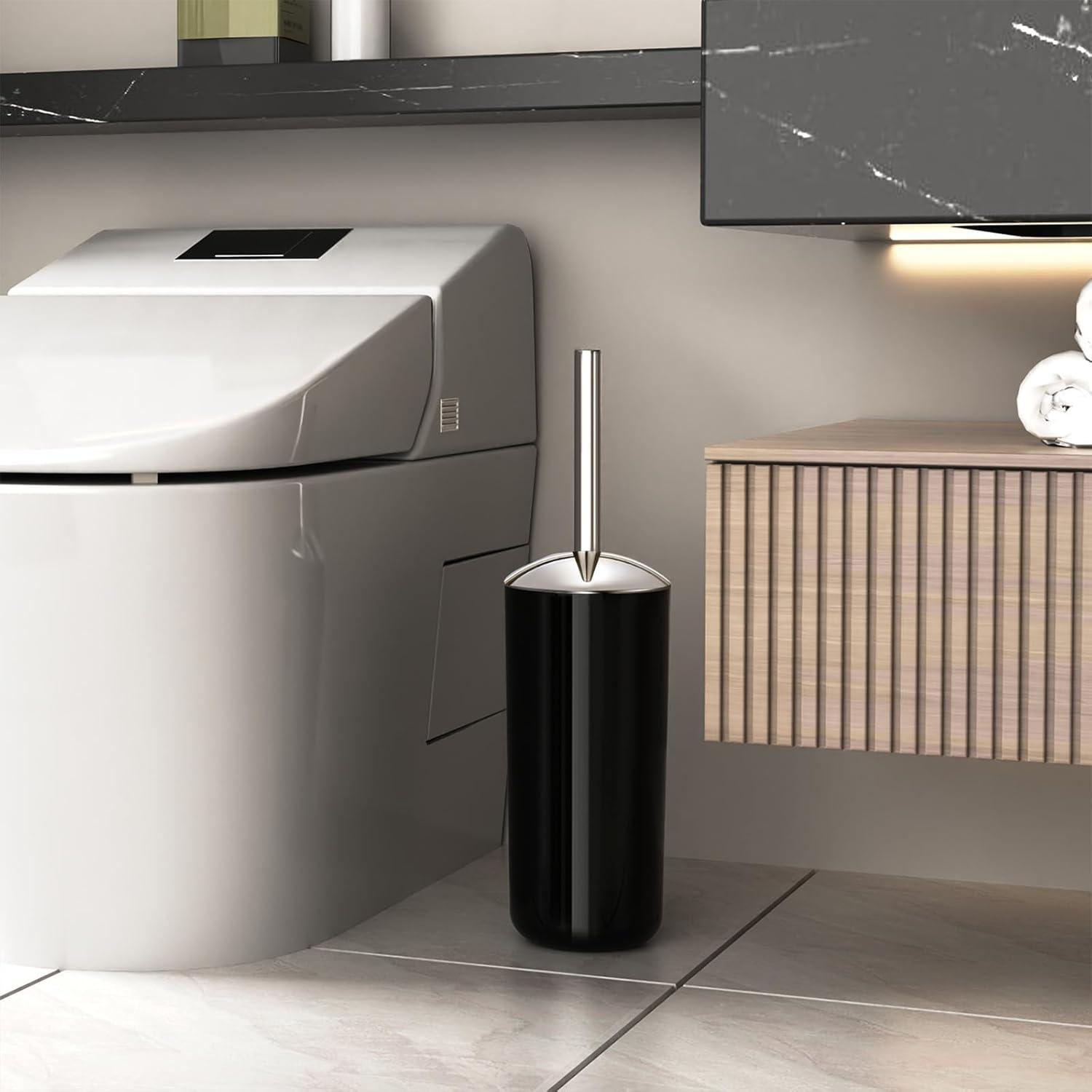 Bath Bliss Bath Bliss Plastic Toilet Brush And Holder