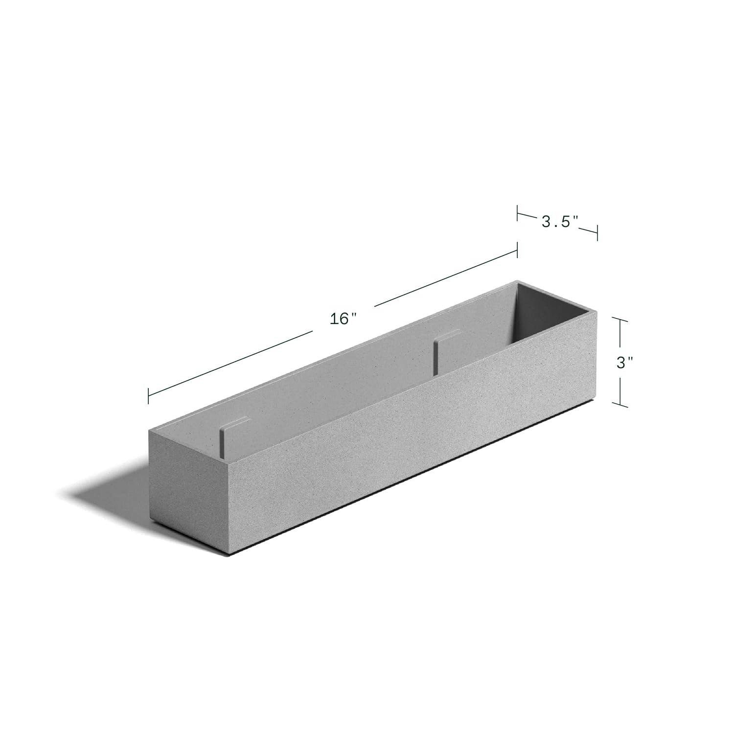 Geo Series Plastic Planter Box