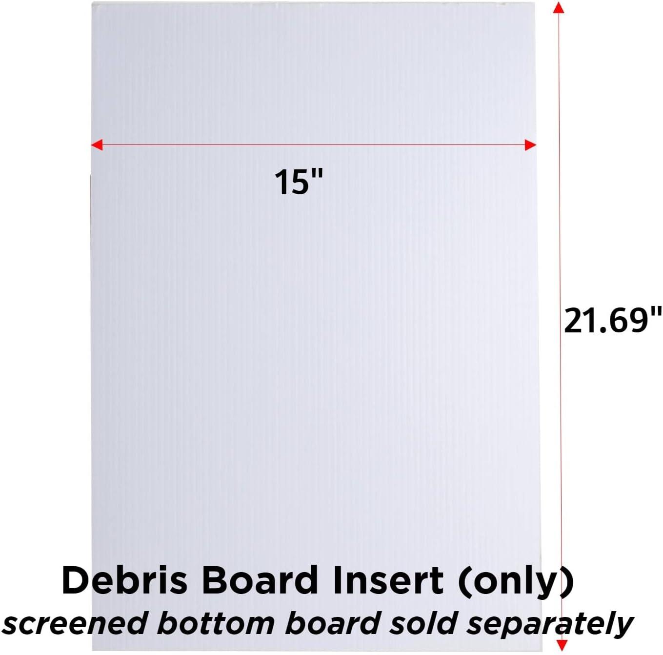 Lehman's Stoney Acres Beekeeping Debris Board for 10 Frame Honeybee Beehive Screened Bottom Board, Debris Board Only, Amish Made