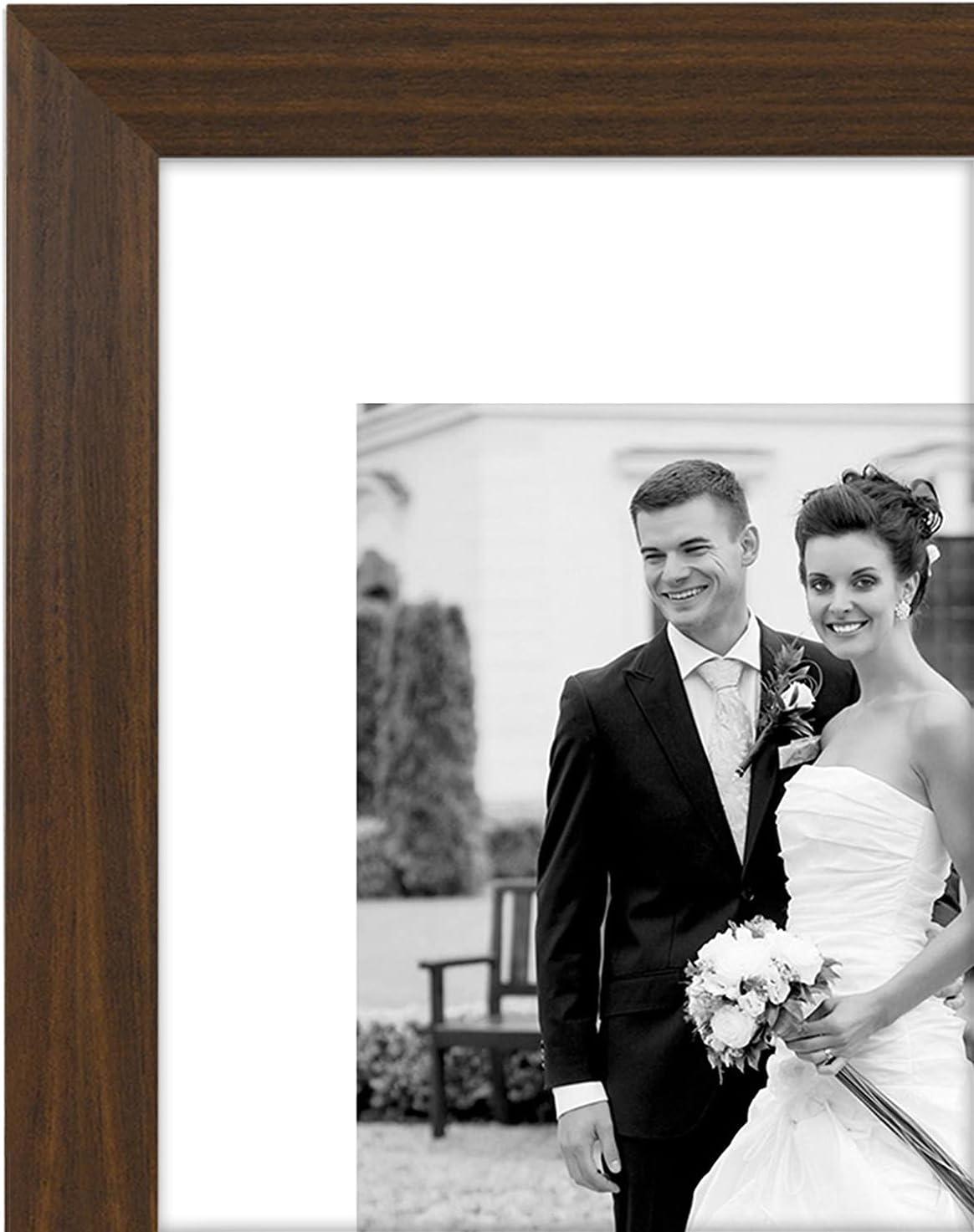 Picture Frame Set, 7 Pieces with One 11 x 14, Two 8 x 10, and Four 5 x 7 - Gallery Wall Frames