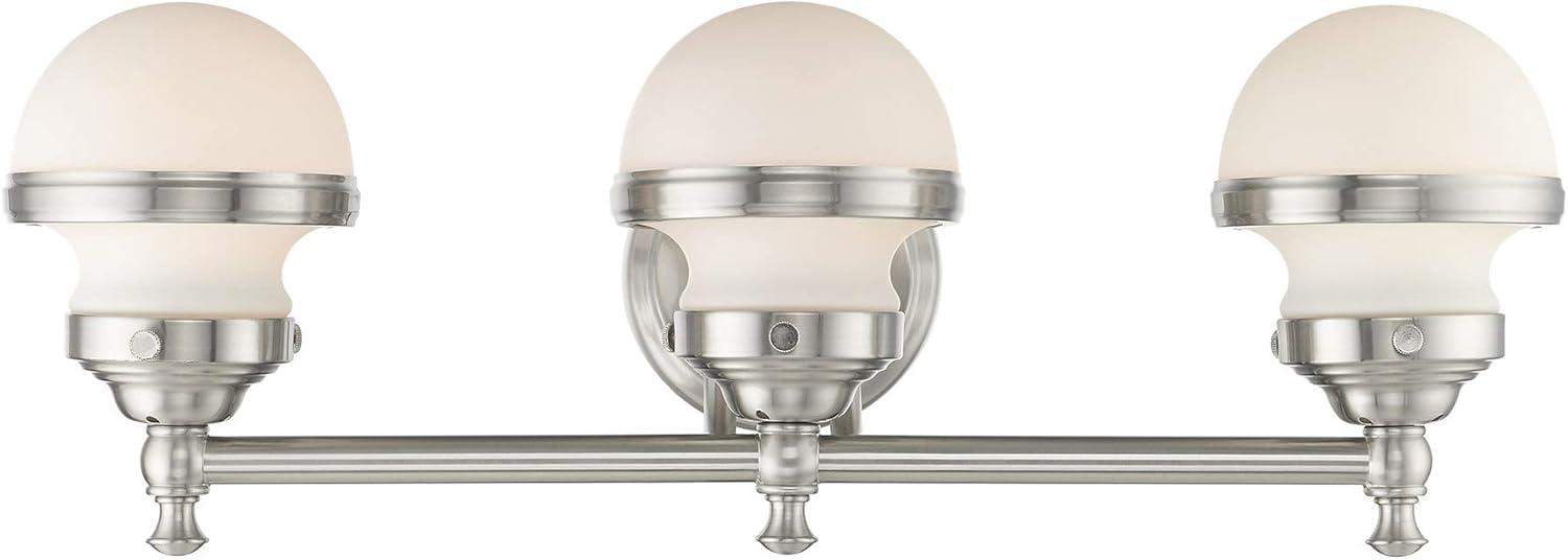 Livex Lighting Oldwick 3 - Light Vanity in  Brushed Nickel