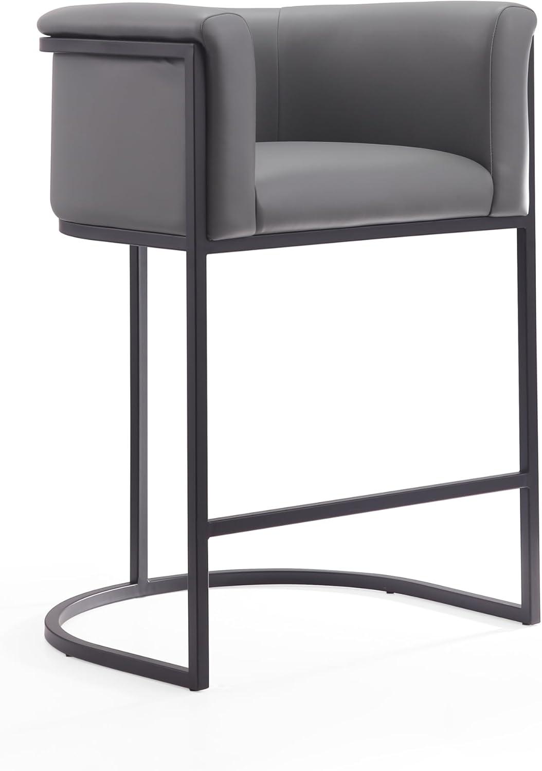 Cosmopolitan Metal Counter Height Barstool - Manhattan Comfort