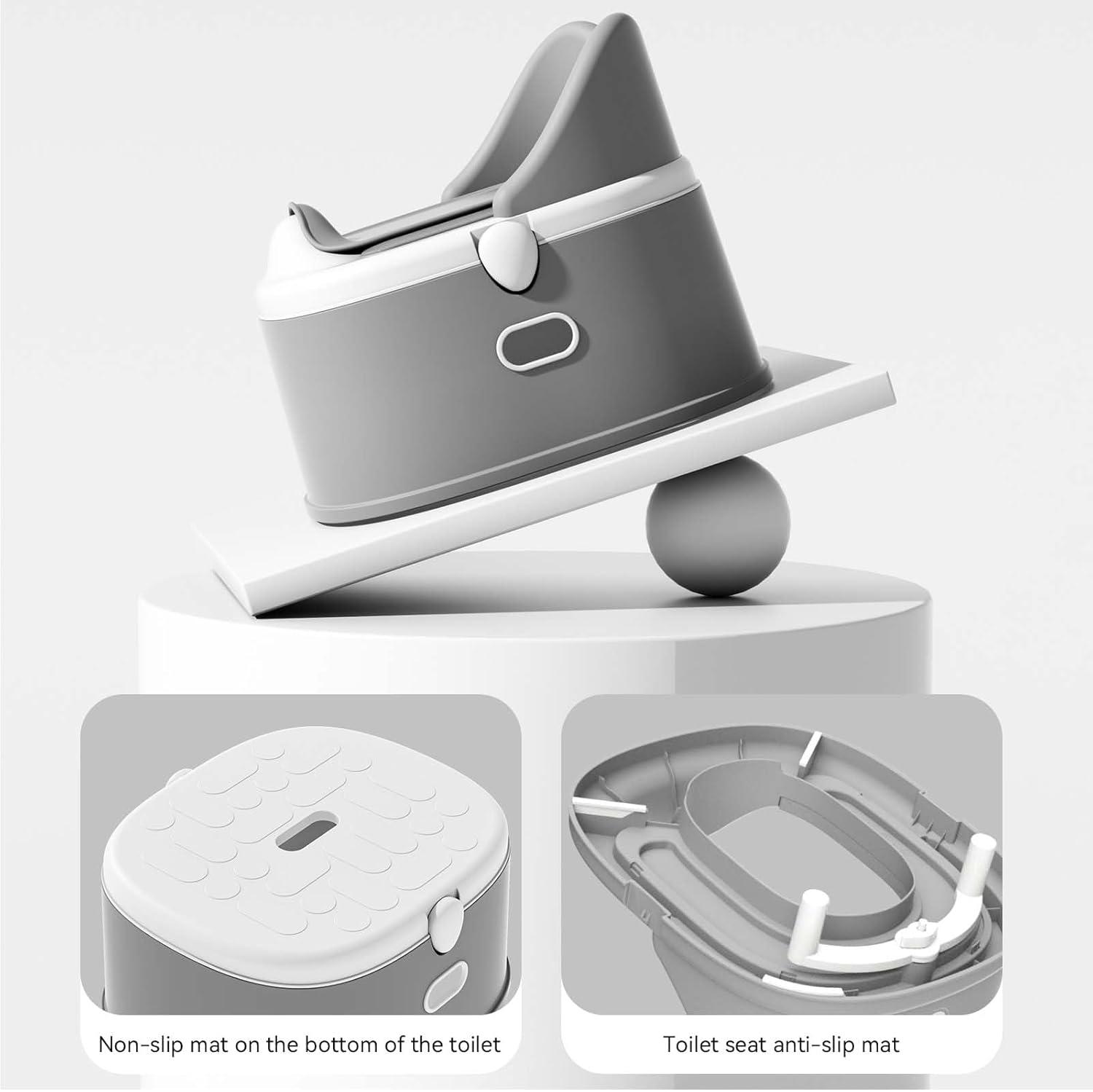 BabyBond 3 in 1 Potty Training Toilet & Training Seat & Sturdy Step Stool,Pink