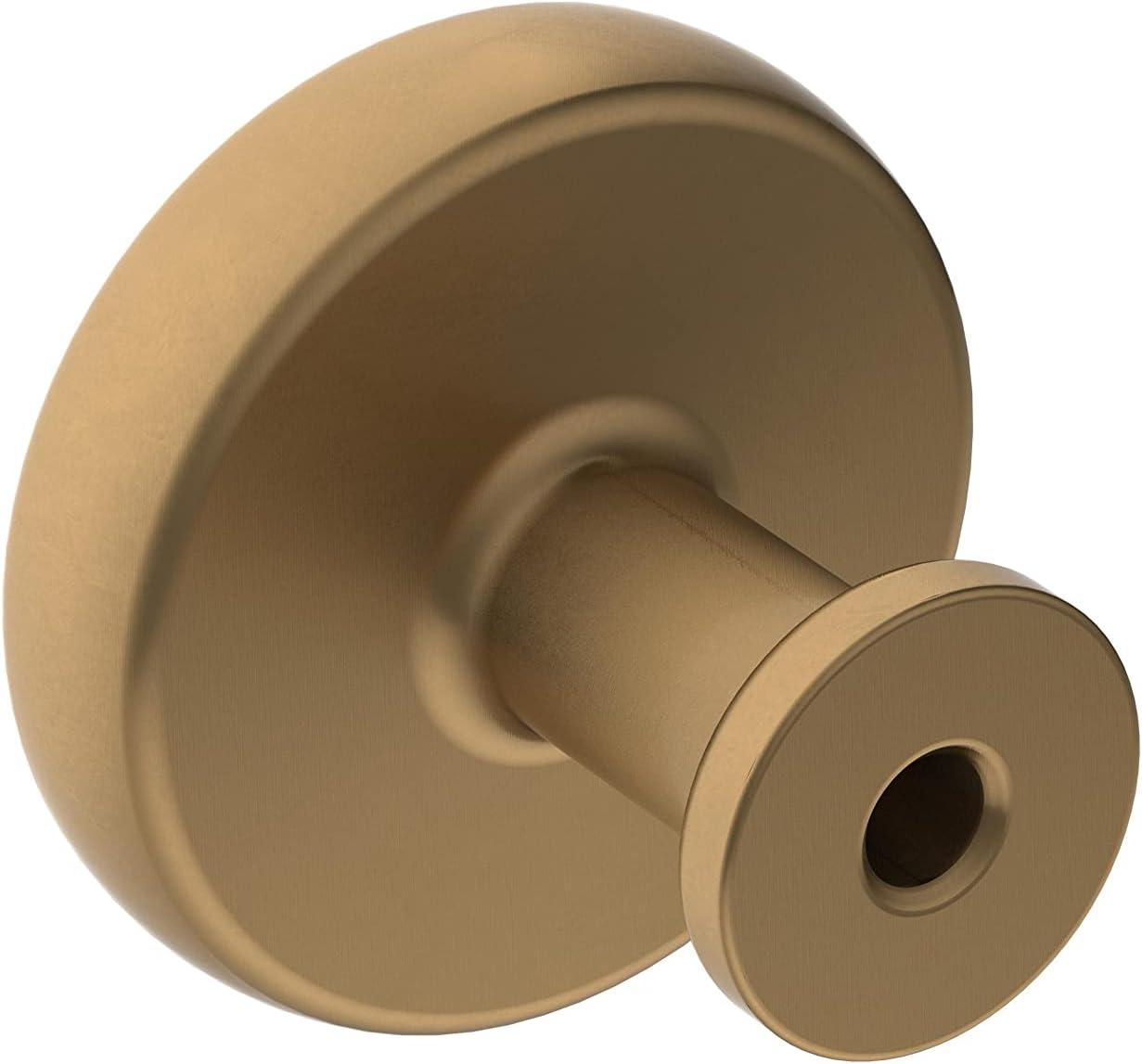 Champagne Bronze Round Cabinet Knob with Mounting Hardware