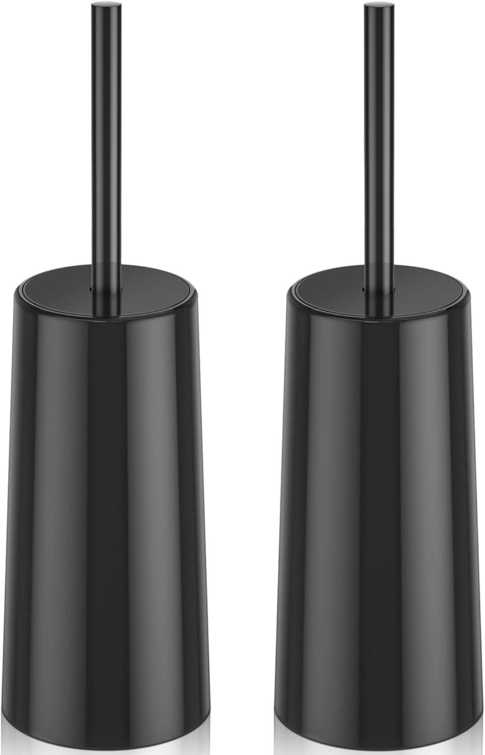 Black Stainless Steel Toilet Brush and Holder Set