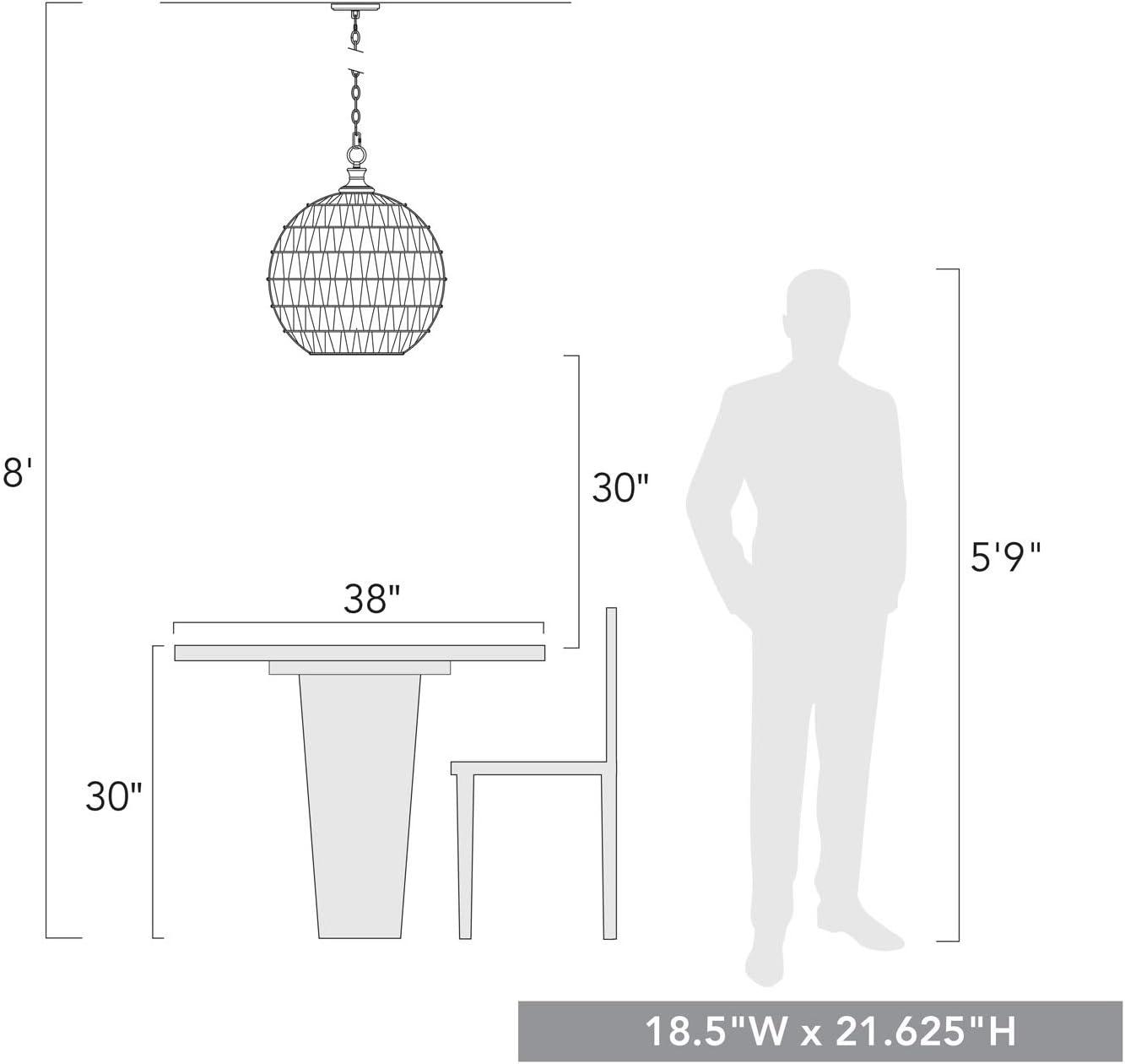 Golden Lighting Florence 3-Light Pendant in Matte Black with Natural Raphia Rope