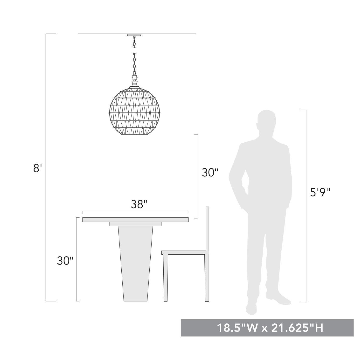 Golden Lighting Florence 3-Light Pendant in Matte Black with Natural Raphia Rope