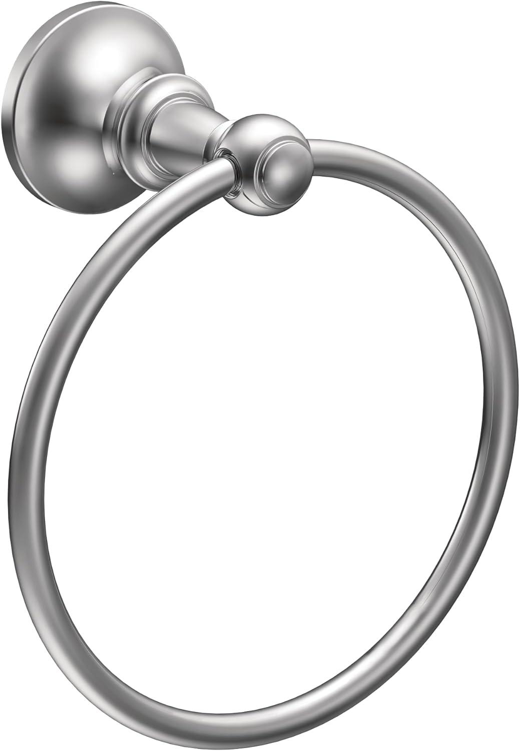 Vale Chrome Wall Mounted Towel Ring