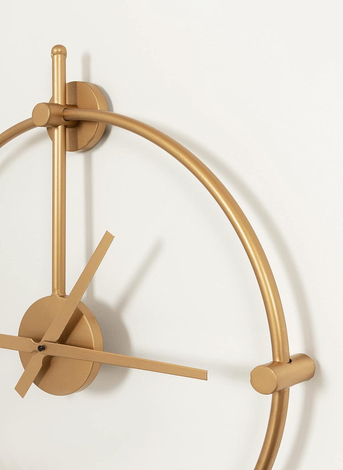 Kate and Laurel Lidor Metal Wall Clock