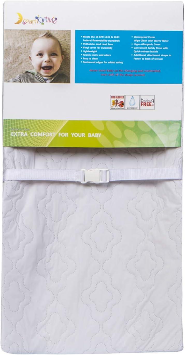 Dream On Me Contour Changing Pad - White