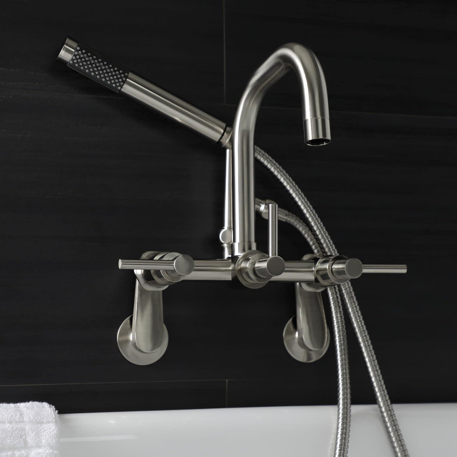 Kingston Brass Kingston Brass Concord Wall Mount Clawfoot Tub Faucet AE8457DX
