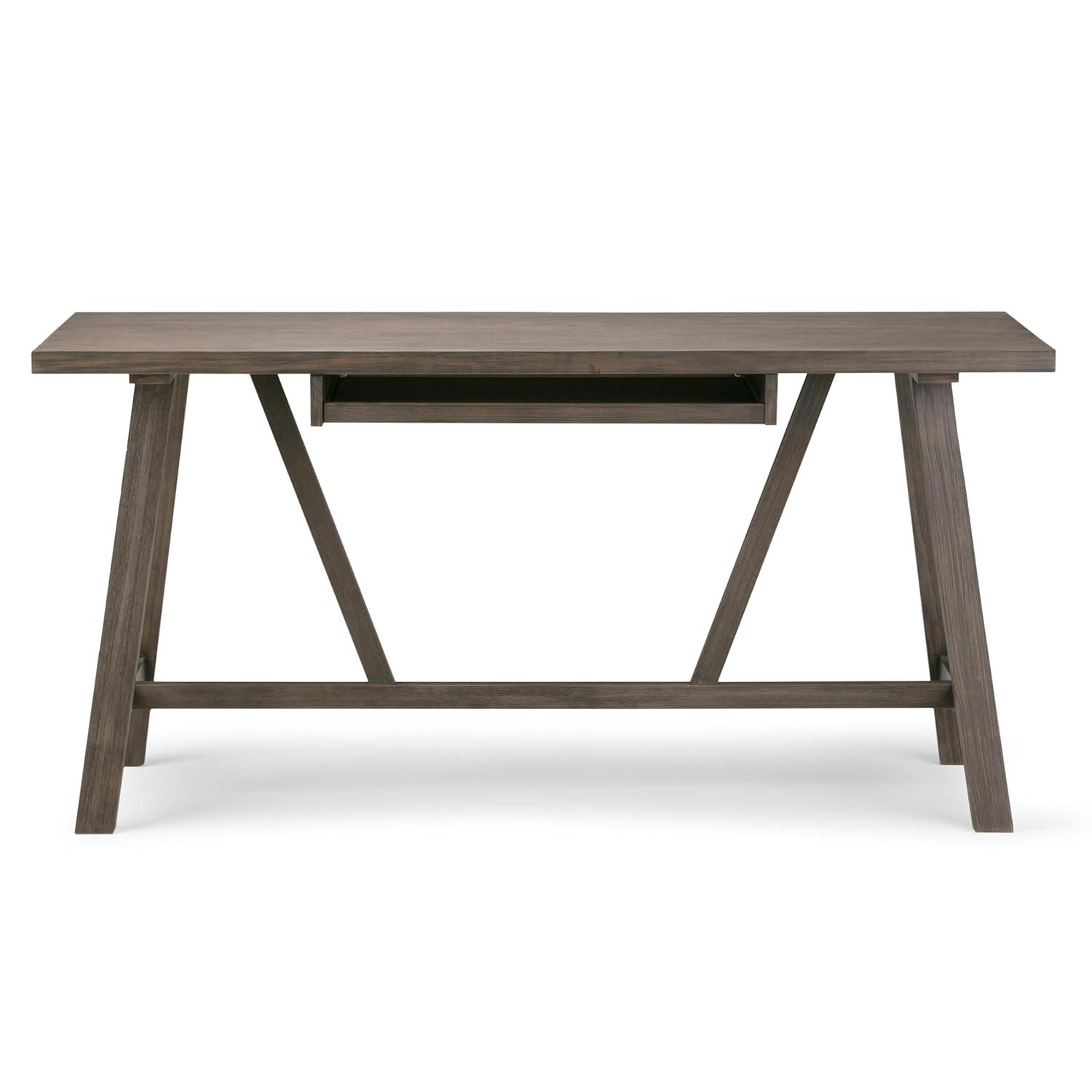 Simpli Home Dylan Solid Wood Desk