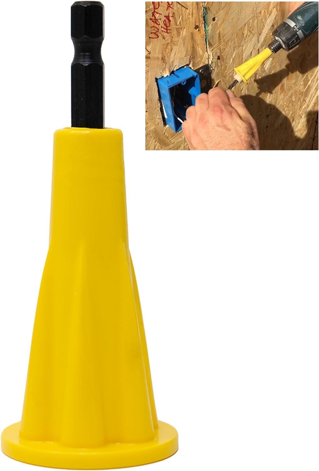 Yellow High-Impact Plastic Wire Connector Tool