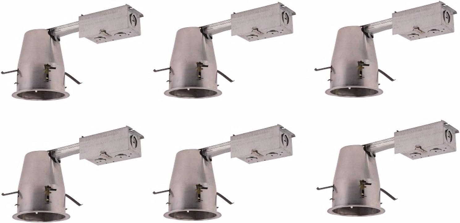 Gray Aluminum 4-Inch LED Recessed Lighting Housing Pack