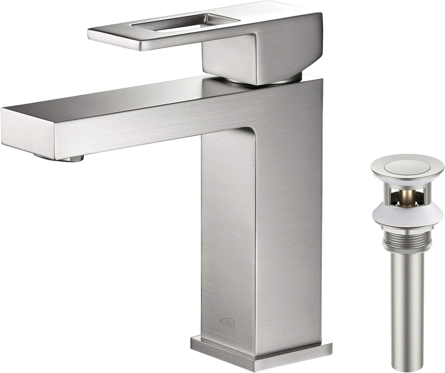 Cube Single-Hole Single-handle Bathroom Faucet