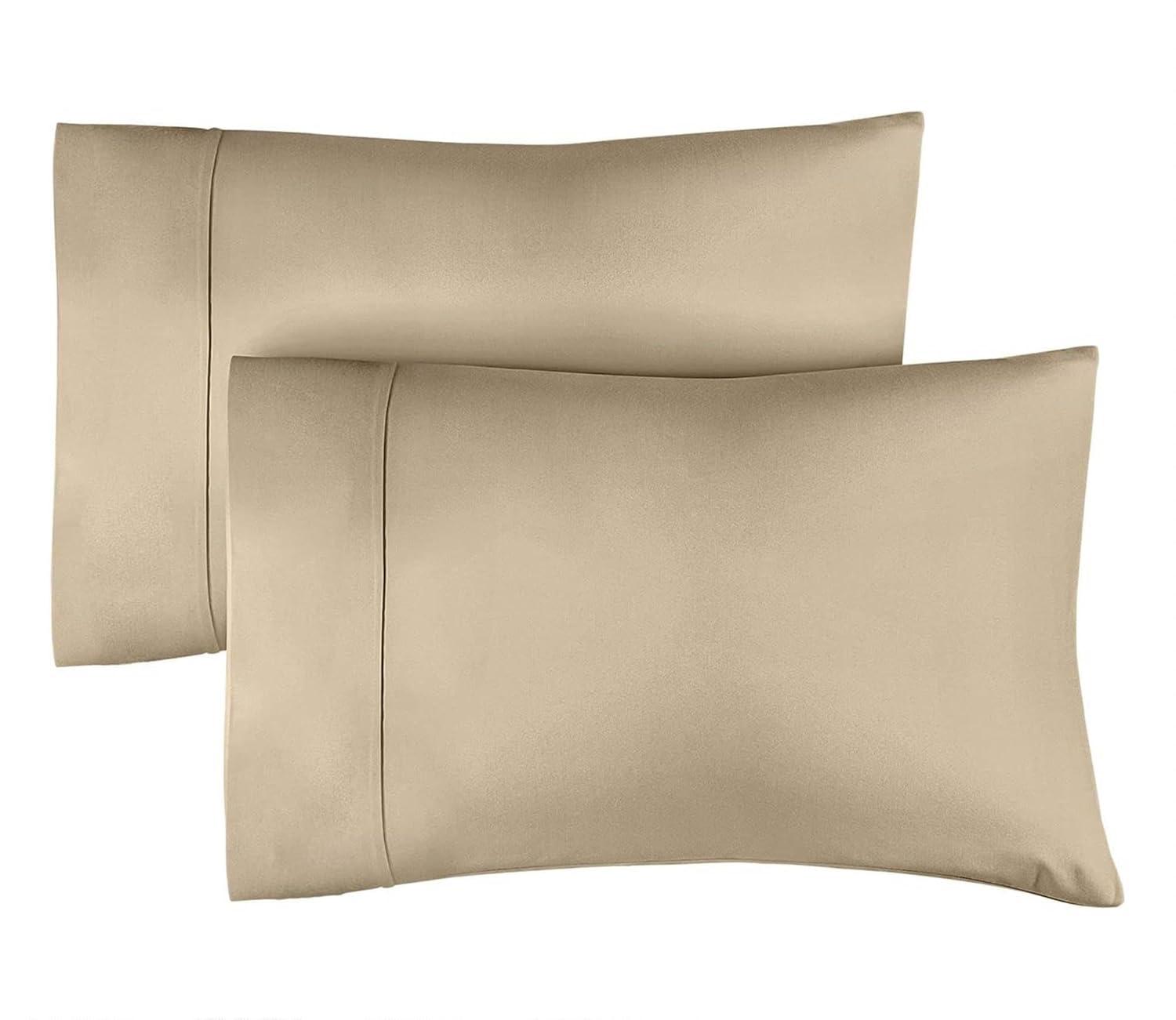CGK Linens Hotel Quality 400 Tread count 100% Cotton Pillowcase Covers - Set of 2