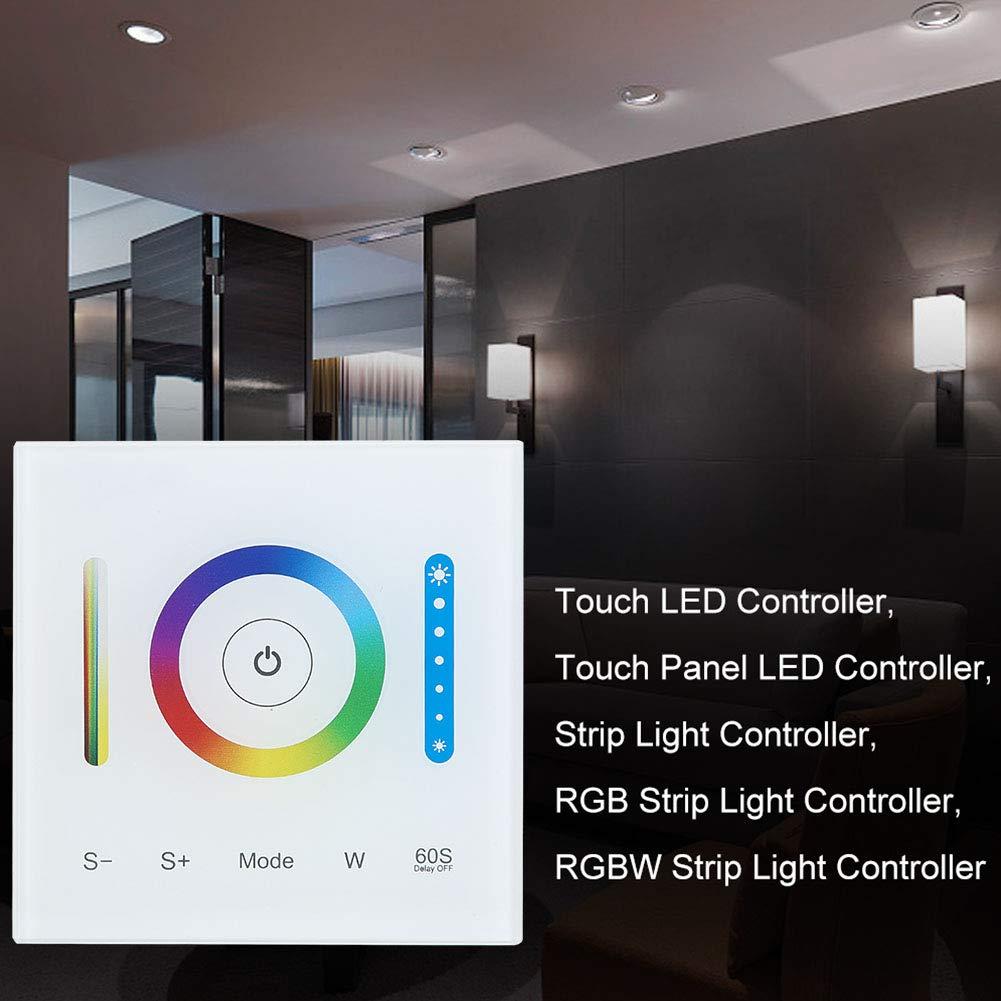 Touch Panel LED Controller for RGB/RGBw RGB+CCT Color Changing Strip Light