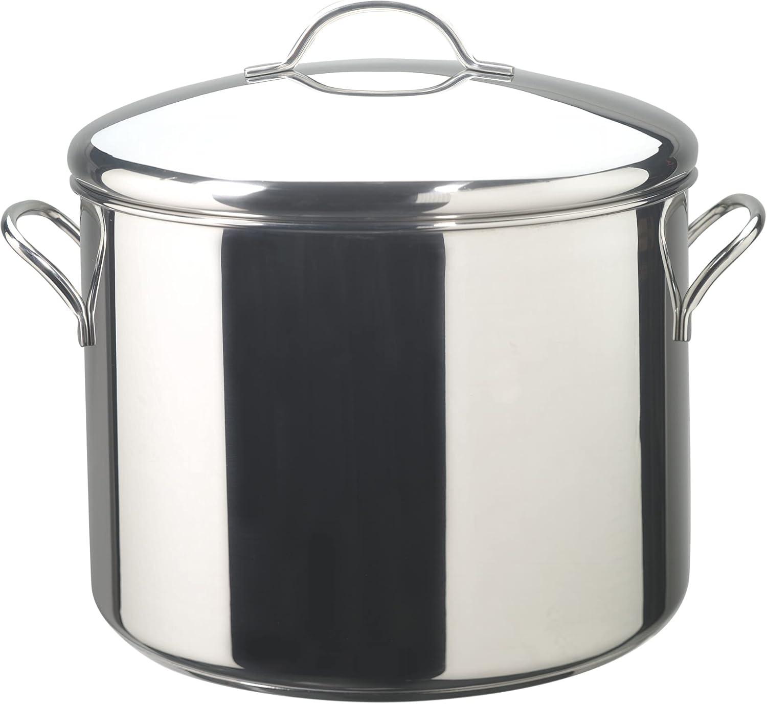 Farberware Classic 16-Quart Stainless Steel Induction Stockpot with Lid