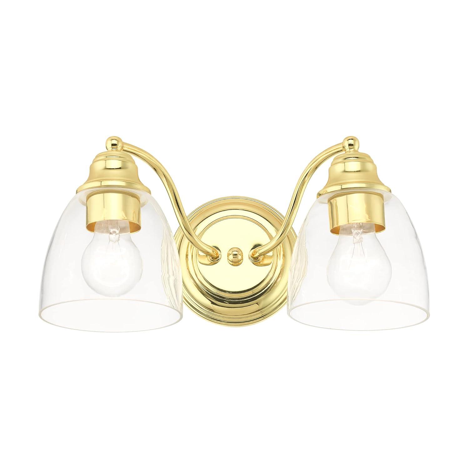 Livex Lighting Montgomery 2 - Light Vanity in  Polished Brass
