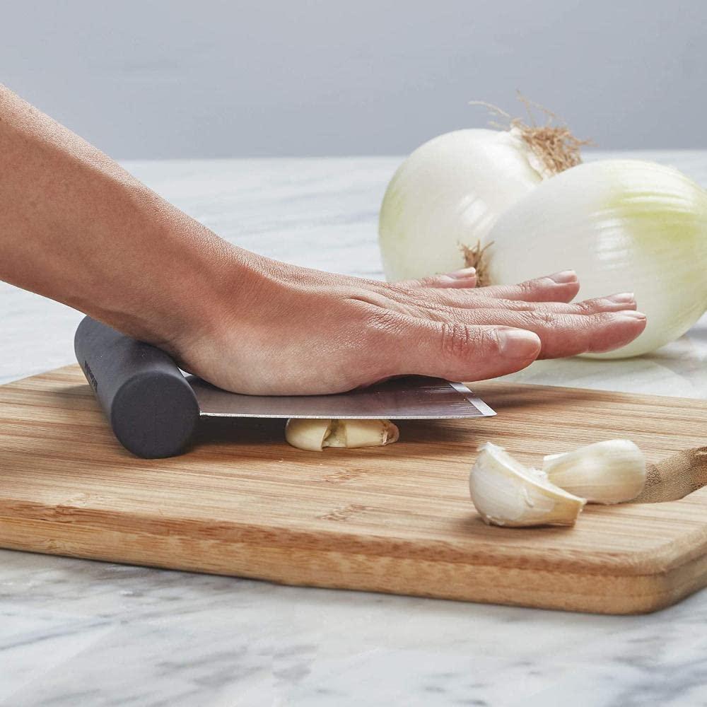 KitchenAid All Purpose Scraper: Black, Dishwasher-Safe, Rubberized Handles, Food & Pastry Scraper, Stainless Steel