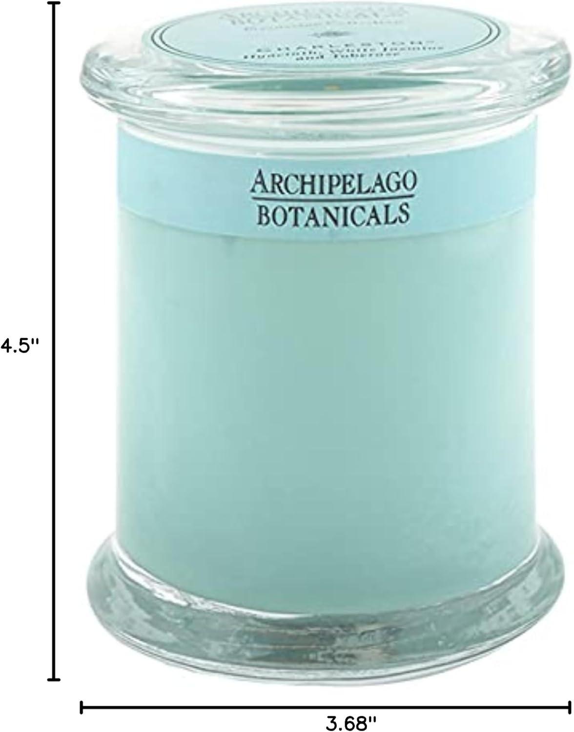 Charleston Blue Glass Jar Soy Blend Candle