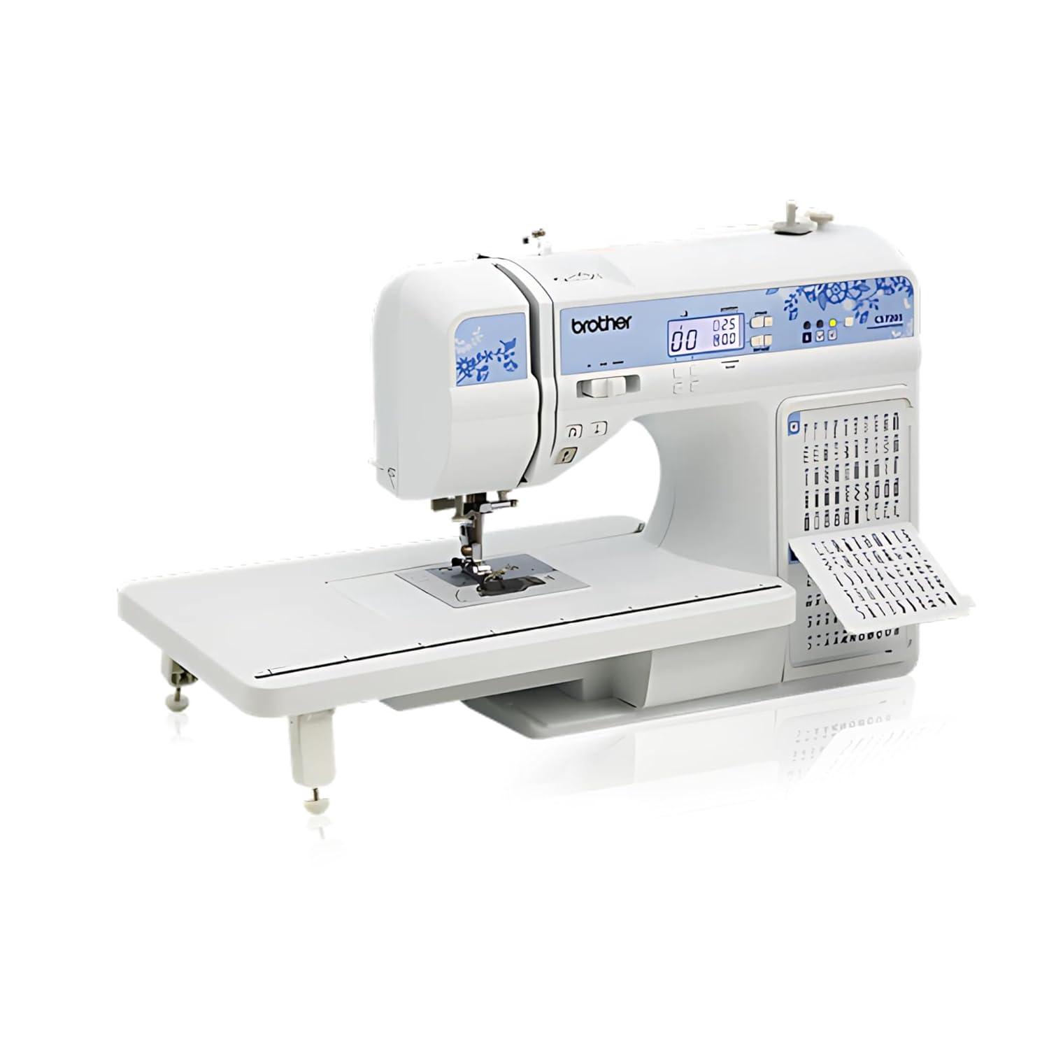 Brother CS7205 150-Stitch Computerized Sewing Machine with Wide Table, Water-Soluble Stabilizer Included