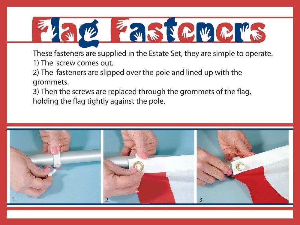 Annin Flagmakers 215211 Spinning Estate Flag Set