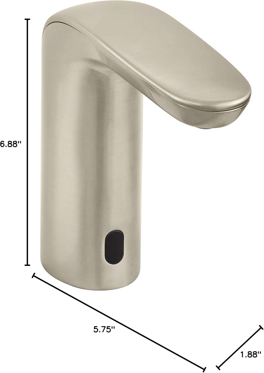 Brushed Nickel Sensor Deck Mounted Bathroom Faucet