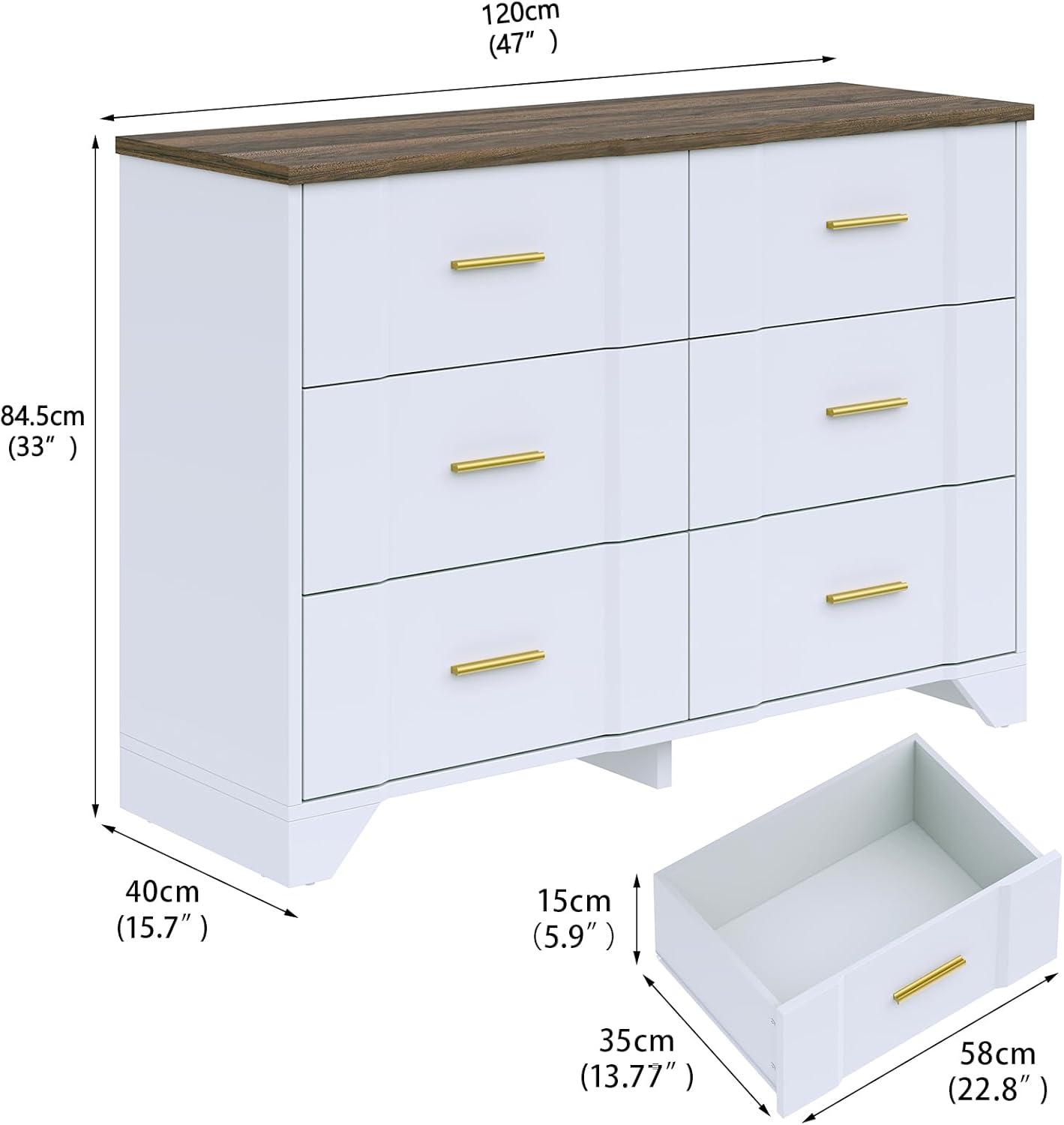 Ebern Designs Farmhouse Cherry Red Curved Tall 4 Drawers Dresser for Bedroom, 4 Chest of Drawers for Closet