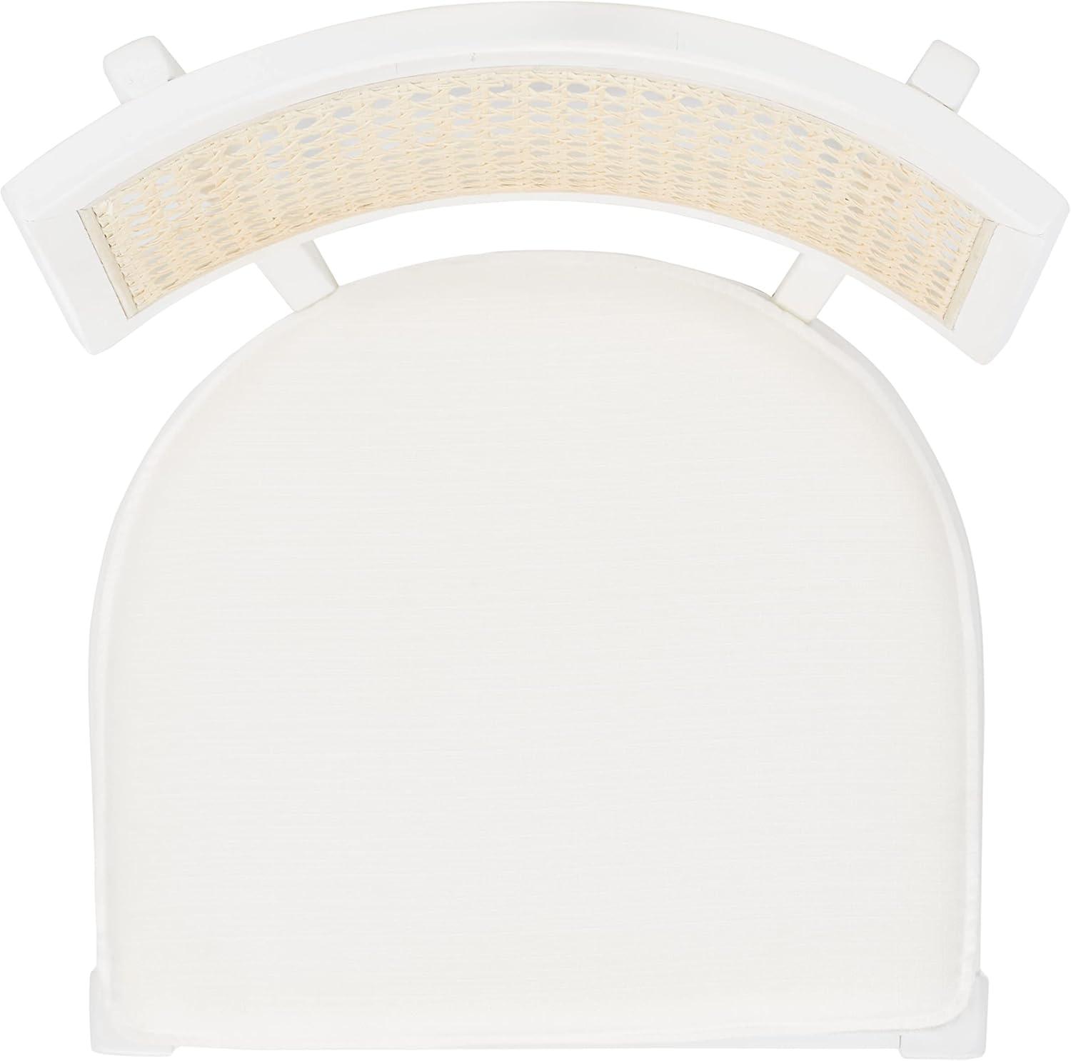 Galway Cane Dining Chair - DCH1007 - White/Natural - Safavieh