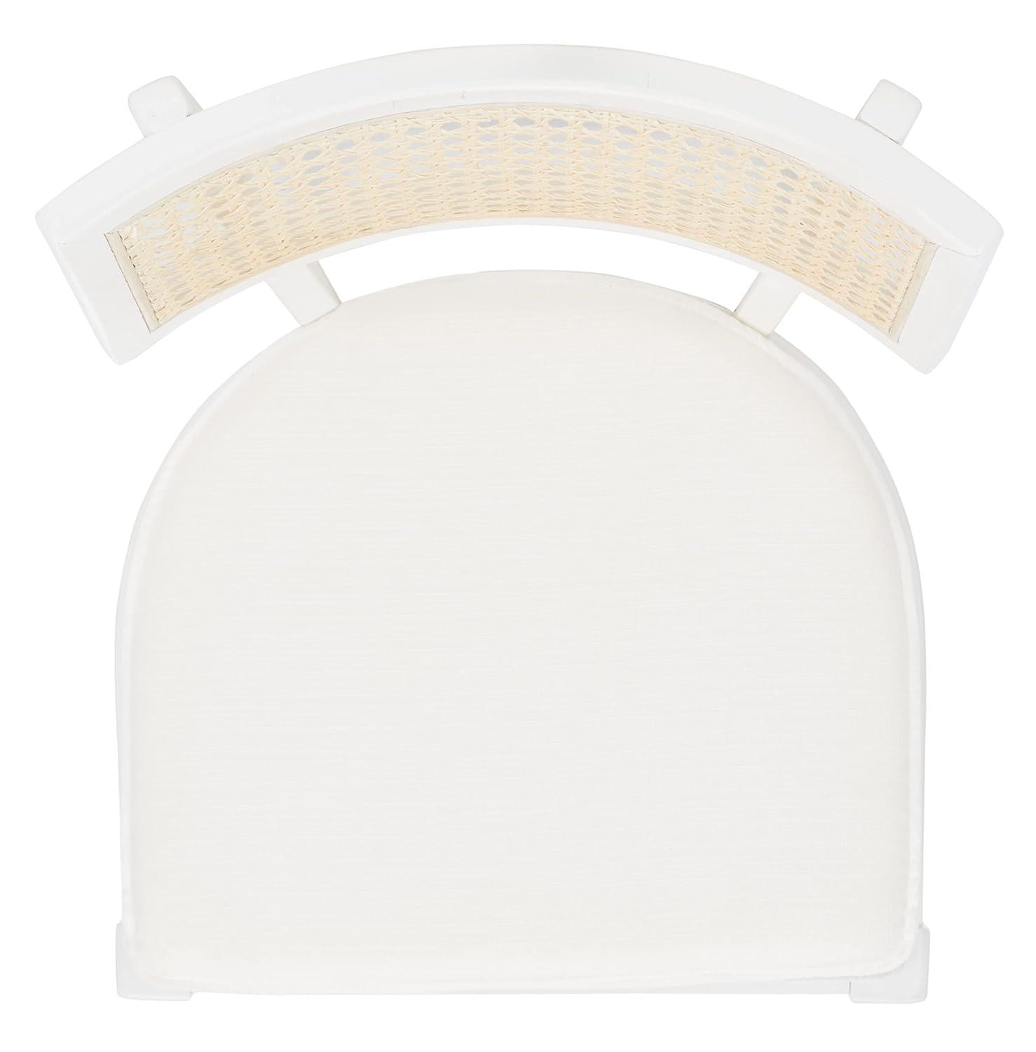 Galway Cane Dining Chair - DCH1007 - White/Natural - Safavieh