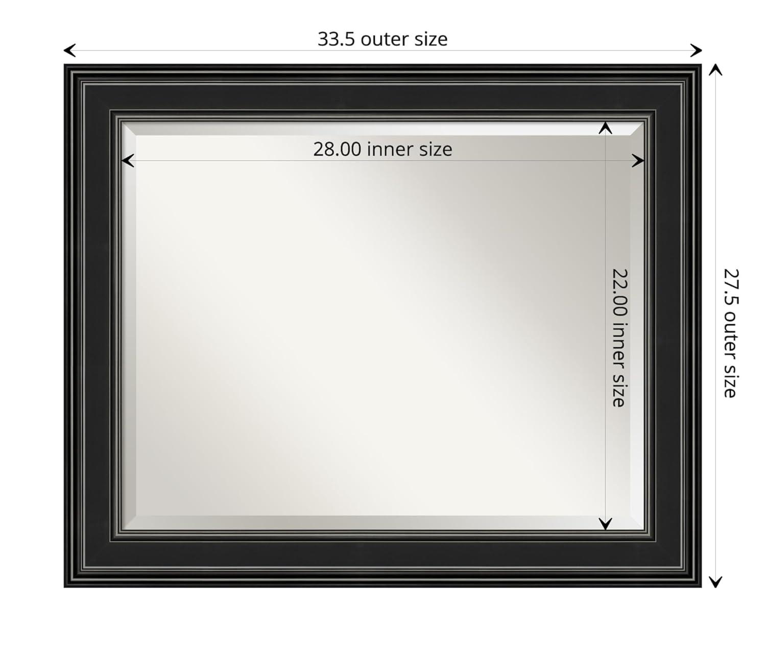 Charlton Home® Fahlman Flat Wall Mirror