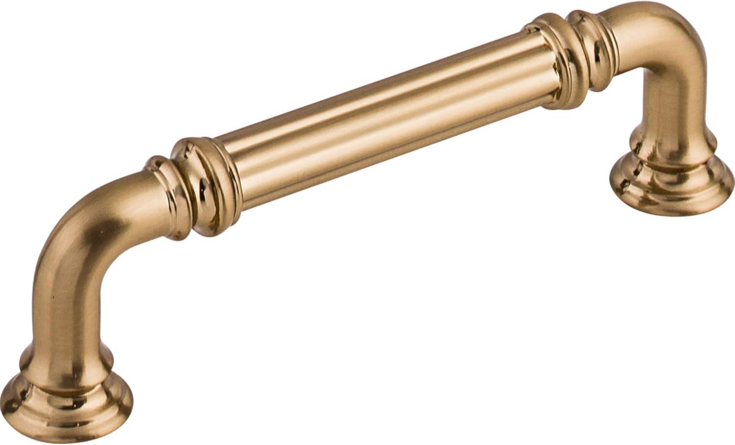 Polished Chrome 5" Traditional Reeded Cabinet Handle