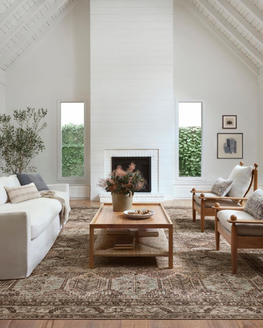 Billie Rug by Amber Lewis x Loloi - Clay and Sage / 6' x 9'