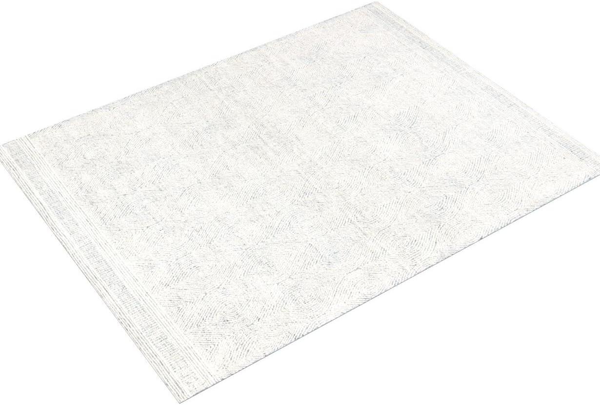 Abstract ABT340 Handmade Indoor Area Rug - Ivory/Blue - 9'x12' - Safavieh