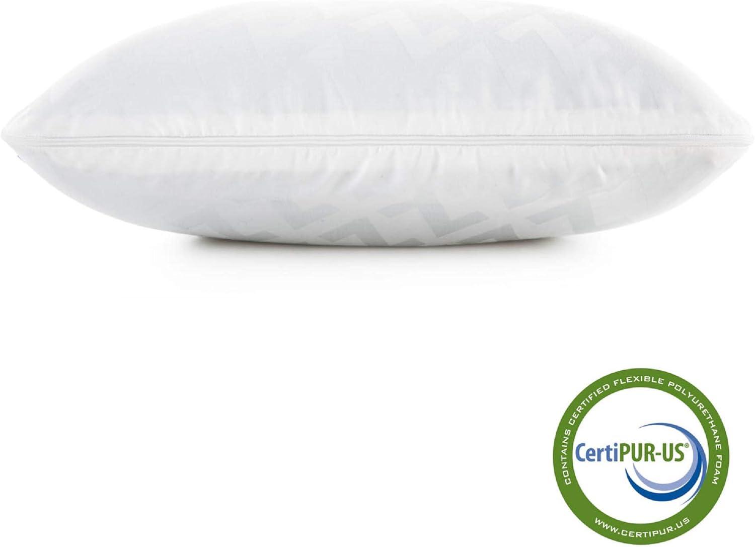 Queen Blue Gel Memory Foam Side Sleeper Pillow