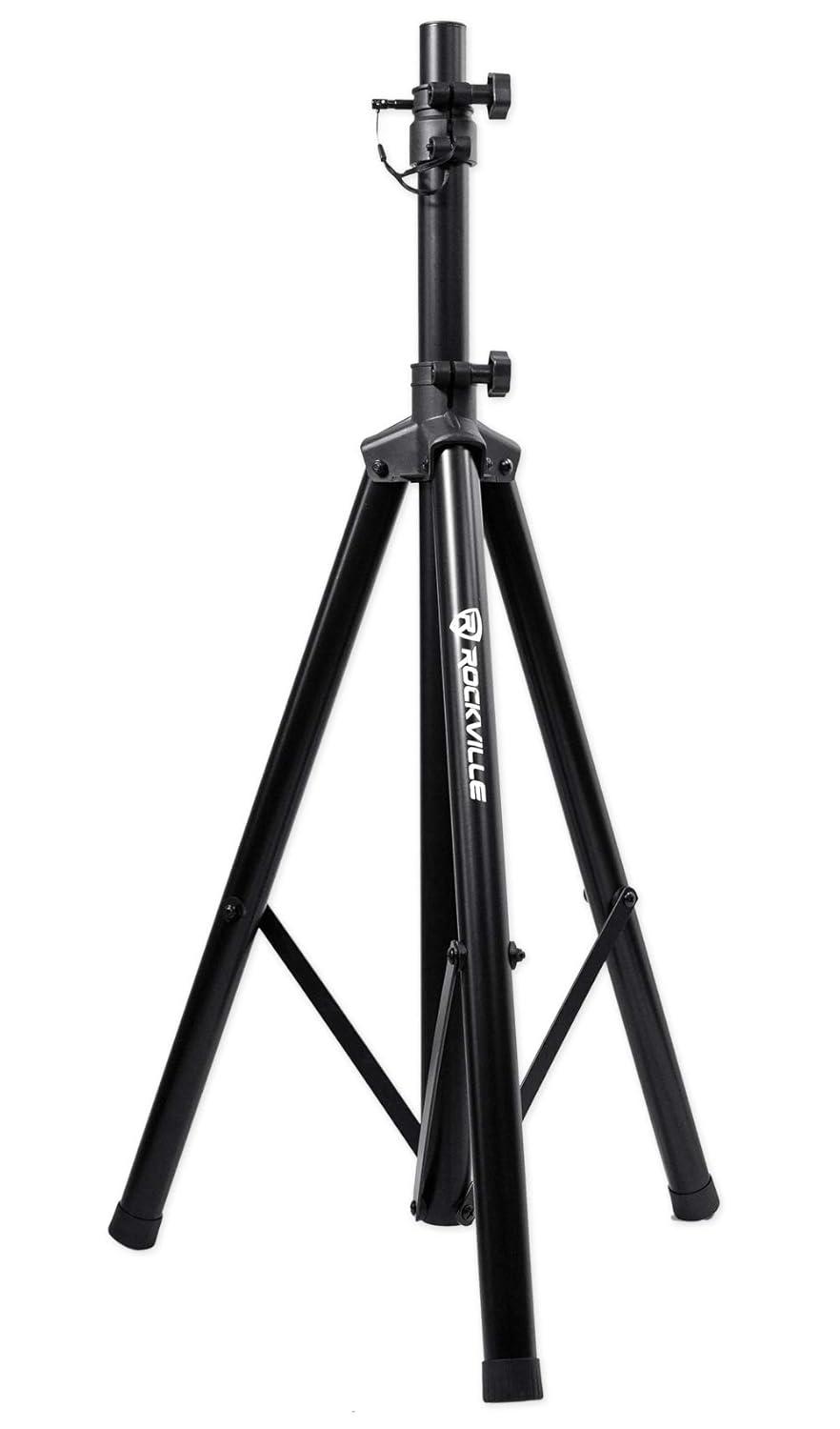 Rockville RVES05 Black Heavy Duty Tripod Pole-Mount DJ PA Speaker Stand